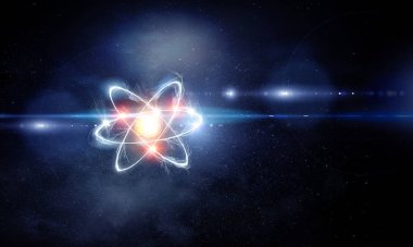 Astronomi konsepti. Karışık ortam