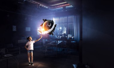 Bu dünyayı keşfedeceğim. Karışık ortam