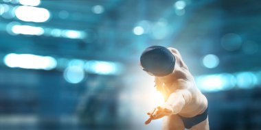 Yüzücü Yarışması'nda. Karışık teknik