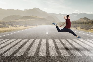 Onun dünya danstır. Karışık teknik