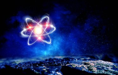 Astronomi konsepti. Karışık ortam