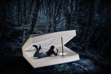 Okuma mest. Karışık teknik