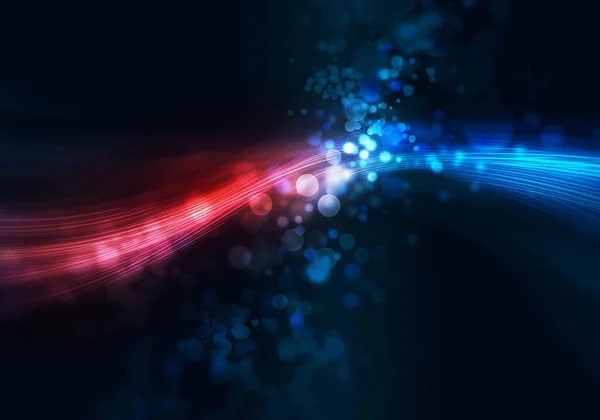 움직임에 의해 흐릿 해진 다채 로운 빛들 — 스톡 사진