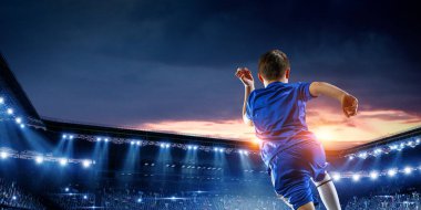 Küçük futbol şampiyonu. Karışık ortam