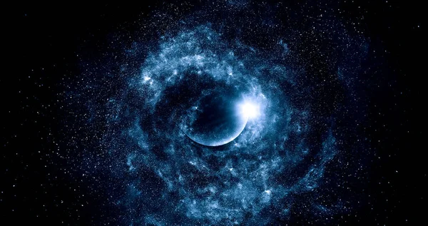 宇宙のイメージ。そうだ。混合メディア — ストック写真