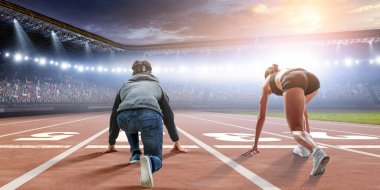 Sanal gerçeklikteki genç adam