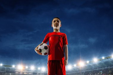 Küçük futbol şampiyonu. Karışık ortam