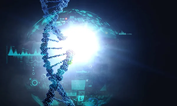 Tecnologías innovadoras de ADN en ciencia y medicina —  Fotos de Stock