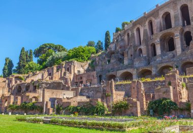 Palatine Tepesi Antik Roma Harabeleri.