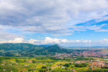 Panorama Toskana İtalya.