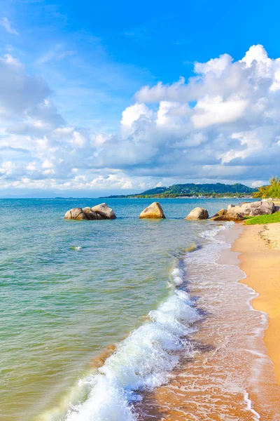 Tropikal Hua Thanon Beach Koh Samui Tayland. — Stok fotoğraf