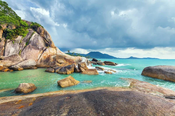 Hin Ta ve Hin Yai kayalar. Tayland Koh Samui Adası üzerinde bulunan Meşhur Mekanlar.