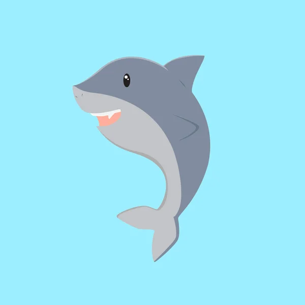 Γλυκός καρχαρίας διάνυσμα — Διανυσματικό Αρχείο