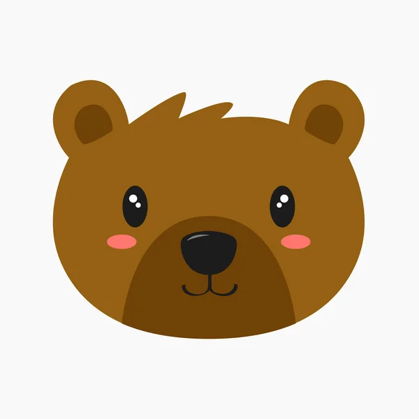 Brown Bear Vector — 图库矢量图片