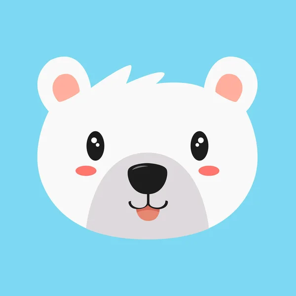 Vecteur ours polaire — Image vectorielle