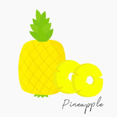 Taze ananas vektör