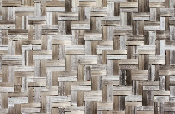 Texture de vieux tapis de bambou — Photo