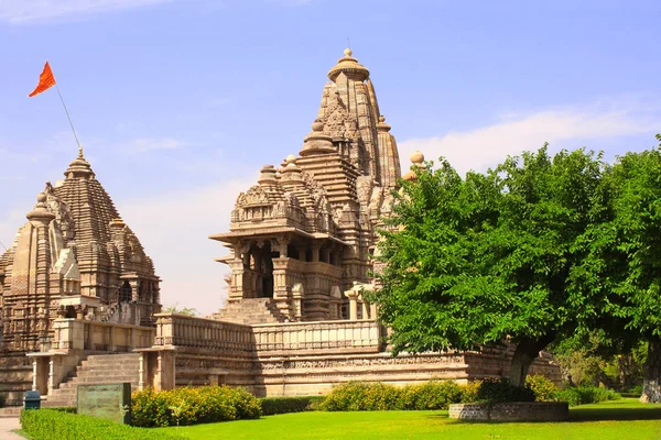 Ingela tempel i Khajuraho, Madhya Pradesh, Indien — Stockfoto