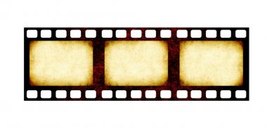 Kağıt doku ile Retro film şeridi