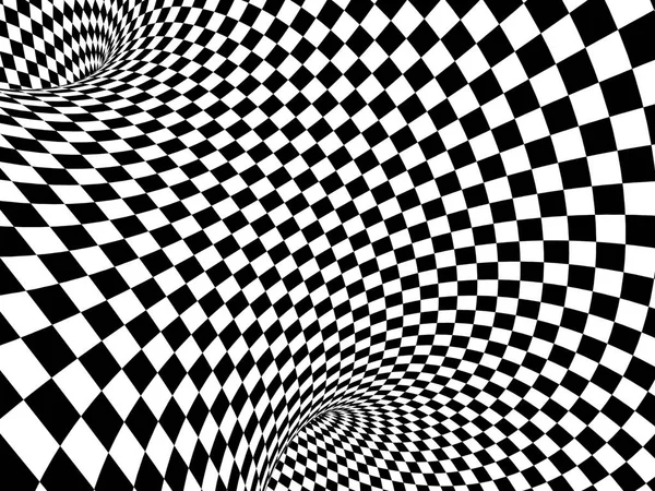 Abstract illusion. Black and white — Stock Photo, Image