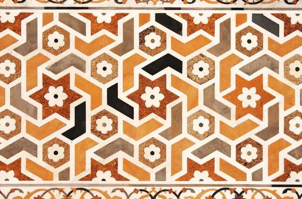 Стародавні мозаїки на мармур, Індія — стокове фото