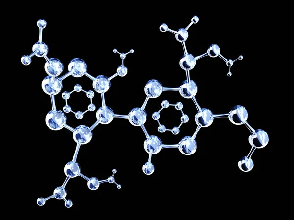 Abstracte moleculaire structuur — Stockfoto