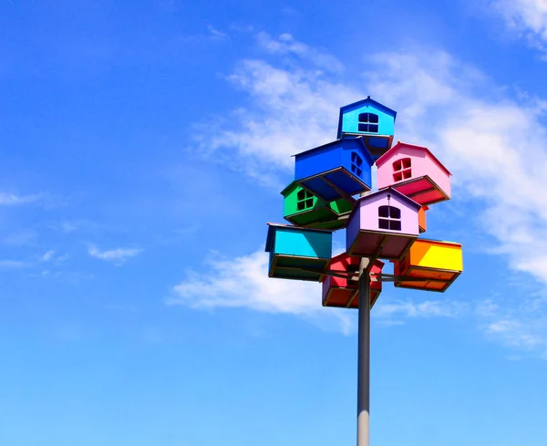 Colorful nesting boxes — Stock Photo, Image