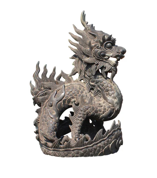 Iron dragon statue, Hue, Vietnam — Stock Photo, Image