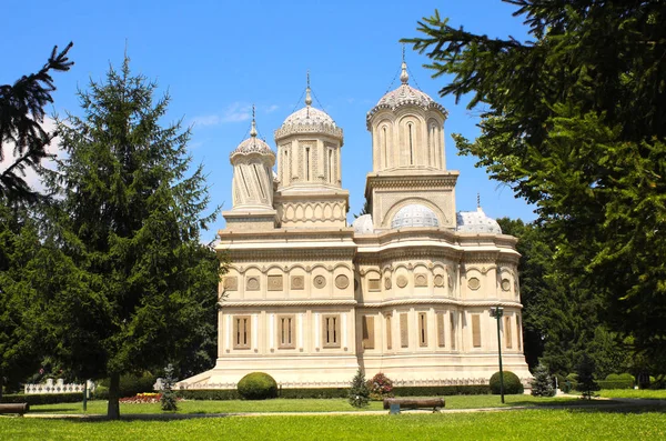 Orthodox Assumption Cathedral, Curtea de Arges, Wallachia, Roman — Φωτογραφία Αρχείου