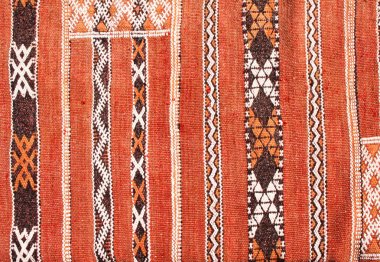 Doku berber geleneksel yün halı, Fas, Afrika