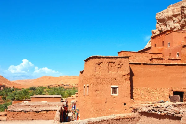 Kasbah Ait Ben Haddou, Atlas Mountains, Morocco — Stockfoto