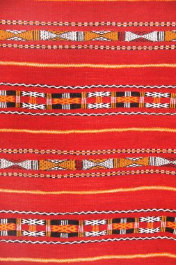 Doku berber geleneksel yün halı, Fas, Afrika