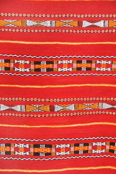 Textur des Berber traditionellen Wollteppichs, Marokko, Afrika — Stockfoto