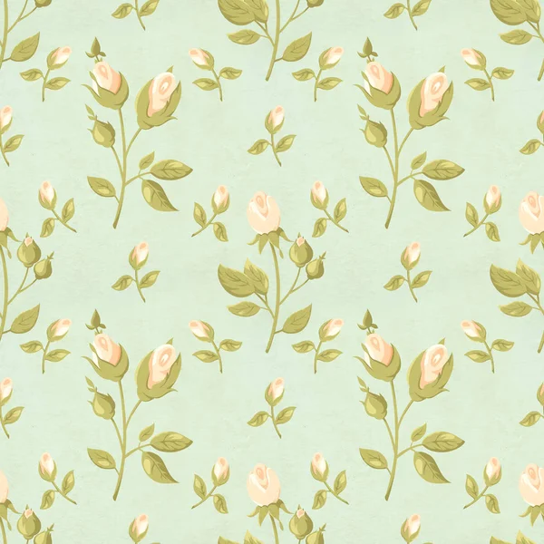 Retro seamless pattern in shabby chic style — Stock Photo, Image