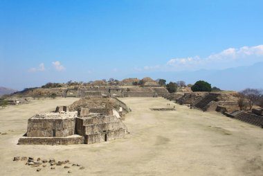 Monte Alban, Oaxaca, Meksika Maya piramitleri