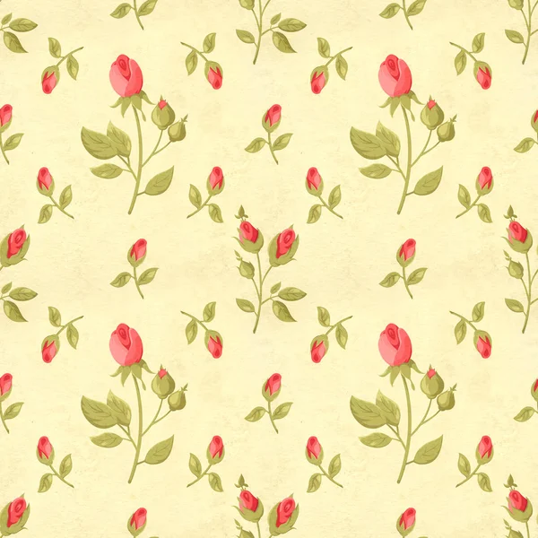 Retro seamless pattern in shabby chic style — Stock Photo, Image