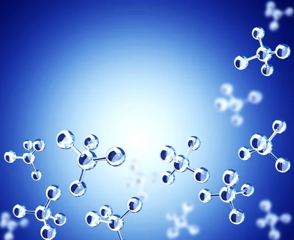 추상 분자 구조 — 스톡 사진