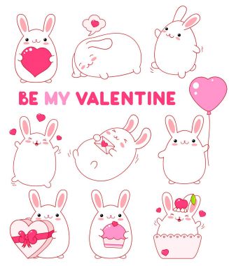 Sevimli tavşanlar topluluğu