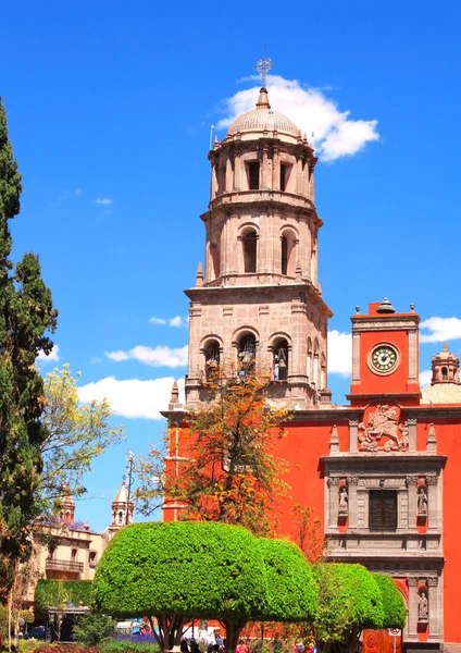 Cathedral in Santiago de Queretaro, Mexico — Stock Photo, Image