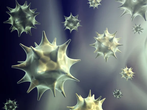 Many pathogenic viruses — Stock Photo, Image