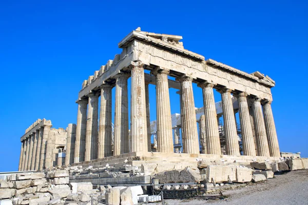 Partenon na Akropolu, Ateny, Grecja — Zdjęcie stockowe