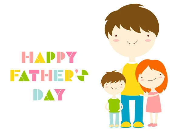 Happy Father's day greeting cards — Stock Vector