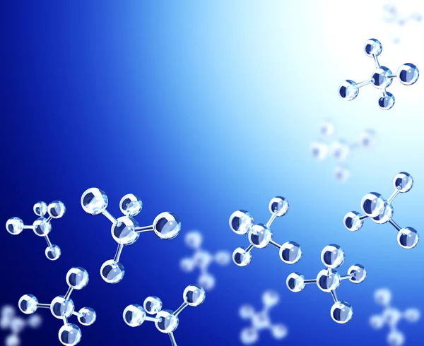 추상 분자 구조 — 스톡 사진