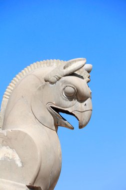 Persepolis, İran 'da Griffin Heykeli