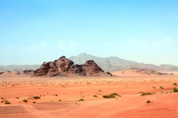 Rocky mountains, Wadi Rum desert, Jordan — Stock Photo, Image