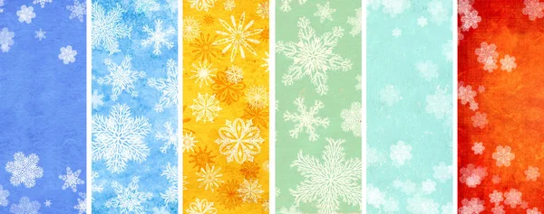 Set of vertical Christmas banners — Stock Photo, Image