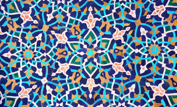 Detail der traditionellen persischen Mosaikwand, iran — Stockfoto