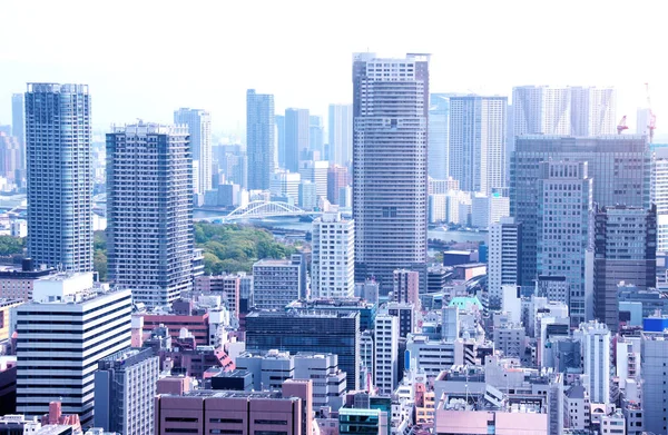 Letecký pohled na Tokio, Japonsko — Stock fotografie
