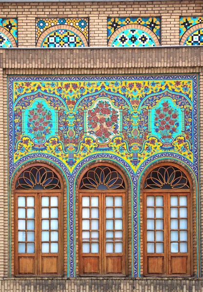 Facade of Golestan Palace, Tehran, Iran — стокове фото