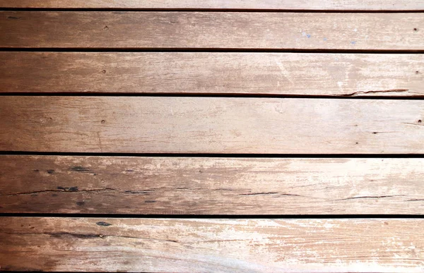 ヴィンテージの木の板の質感 ライトブラウン色のレトロな木製ボードの行 — ストック写真